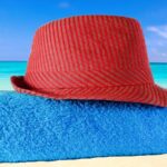 Travel accessories that naturist might need on holiday.
