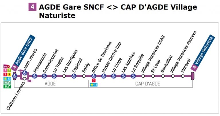 Maps Of Cap D'agde Nudist Village And Resort In France. Agde.